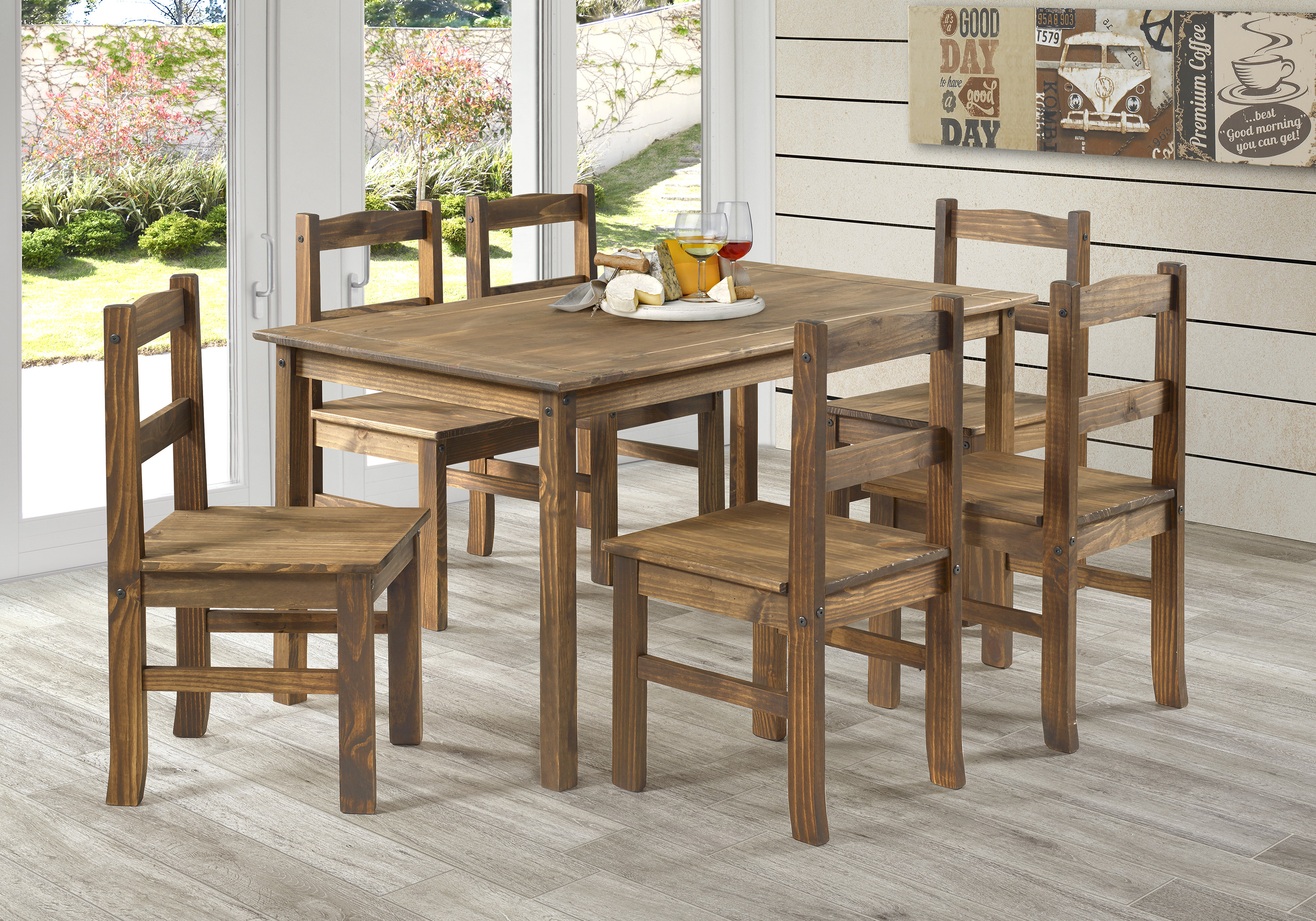 Conjunto Mesa e 6 Cadeiras Panama