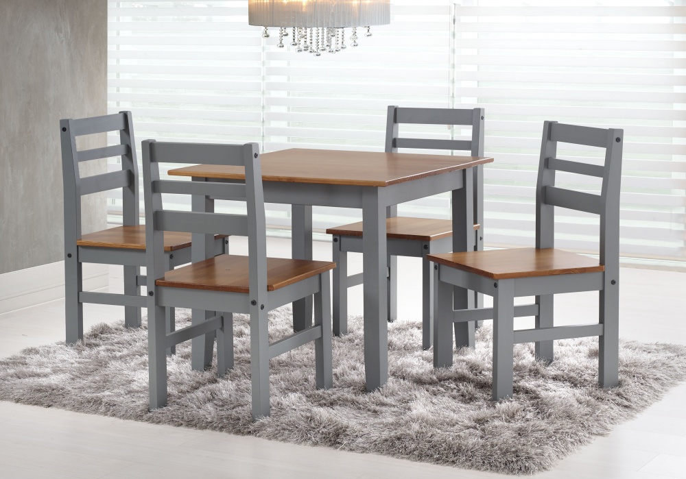 Conjunto Mesa e 4 Cadeiras Julia